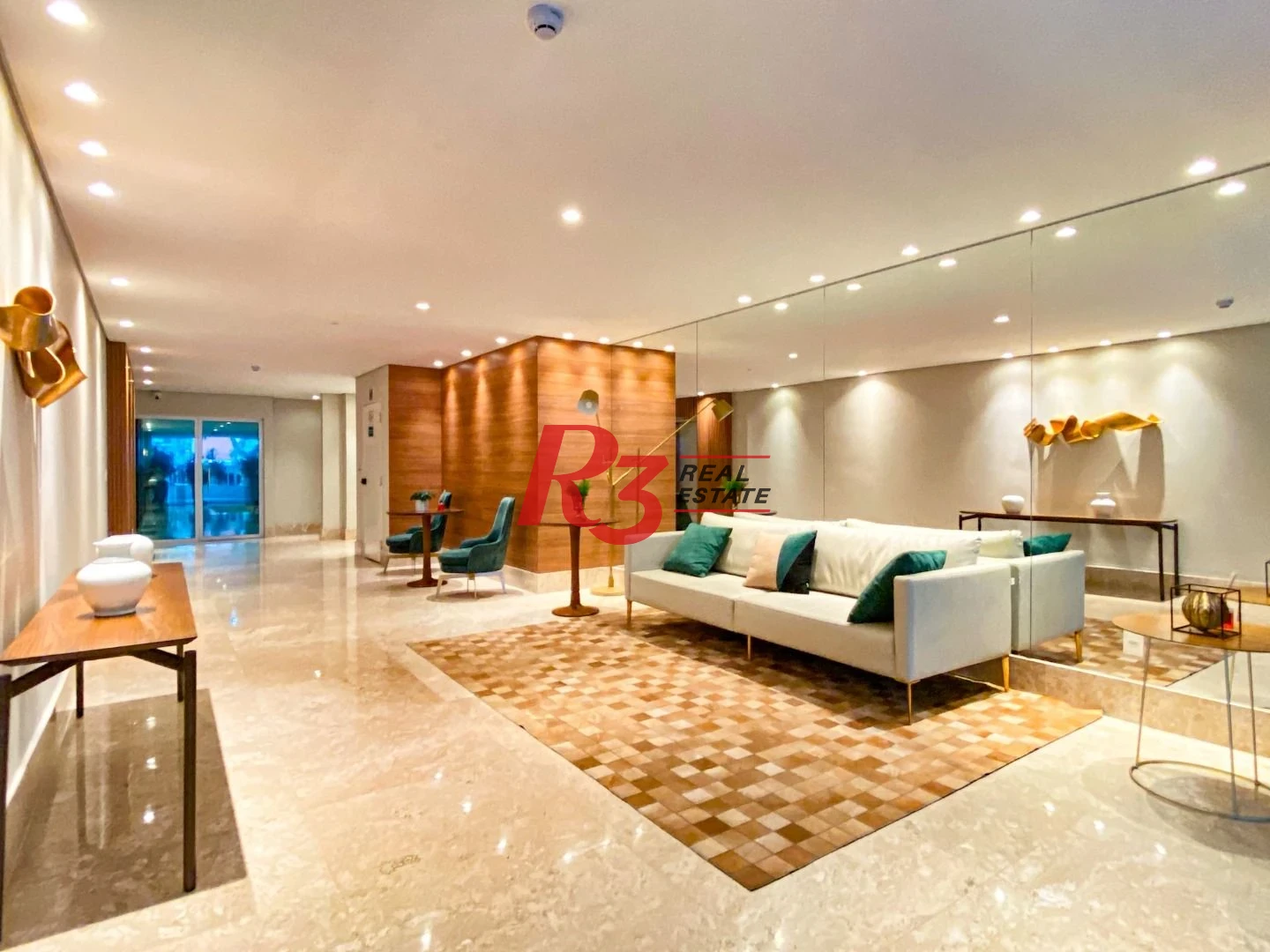 Apartamento com 3 dormitórios para alugar, 104 m² por R$ 14.500,00/mês - Gonzaga - Santos/SP