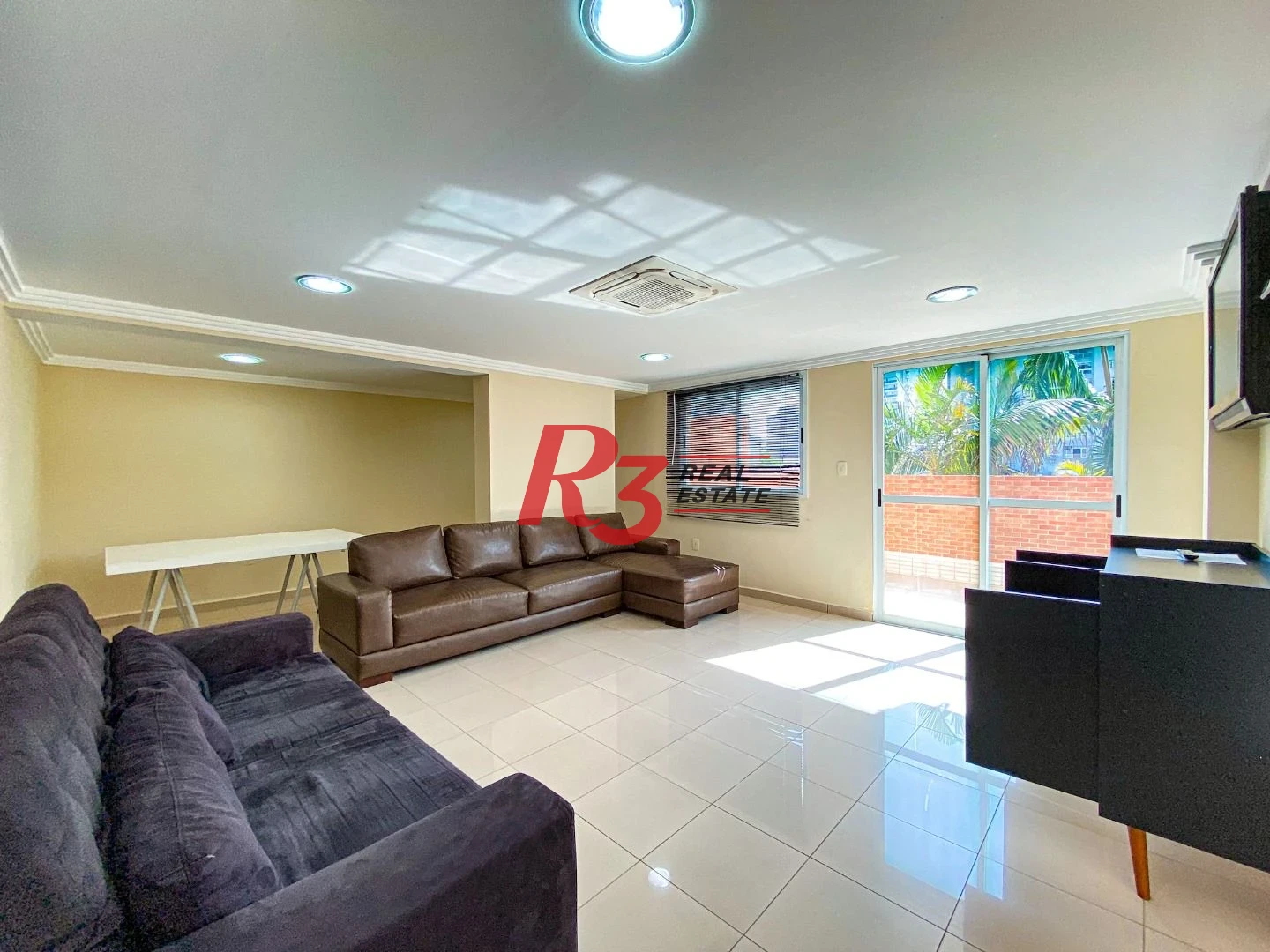 *ACEITA PERMUTA* Apartamento com 4 suítes com varanda e vista mar, 240 m² por R$ 2.200.000 - Ponta da Praia - Santos/SP