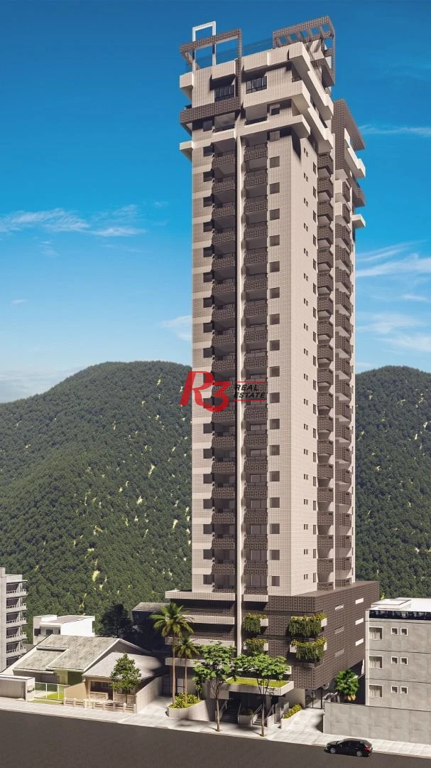 Apartamento com 2 dormitórios à venda, 74 m² por R$ 662.161 - Marapé - Santos/SP