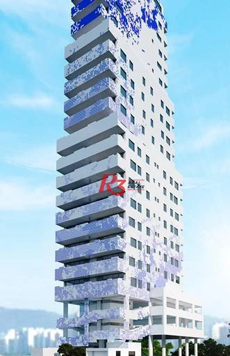 Apartamento com 2 dormitórios à venda, 72 m² por R$ 900.000,00 - Gonzaga - Santos/SP