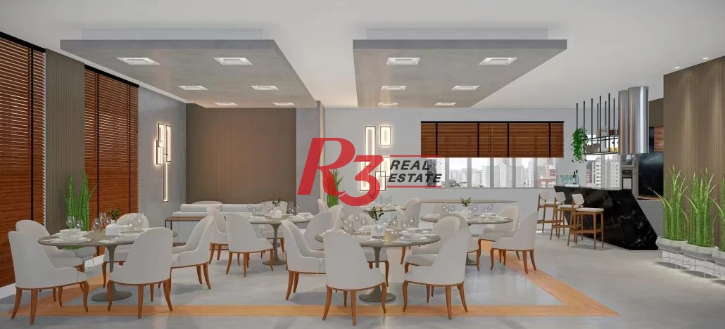 Apartamento com 2 dormitórios à venda, 55 m² - Campo Grande - Santos/SP