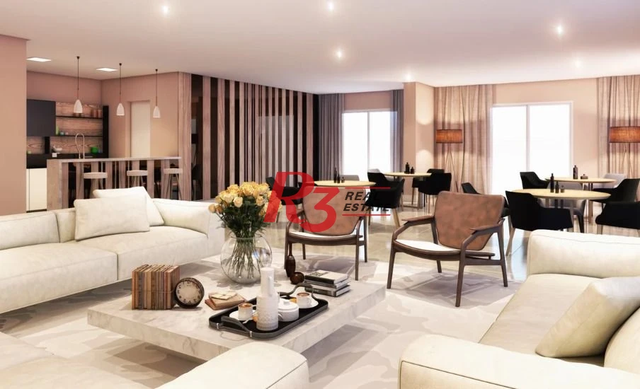 Apartamento à venda, 112 m² por R$ 1.400.000,00 - Canto do Forte - Praia Grande/SP