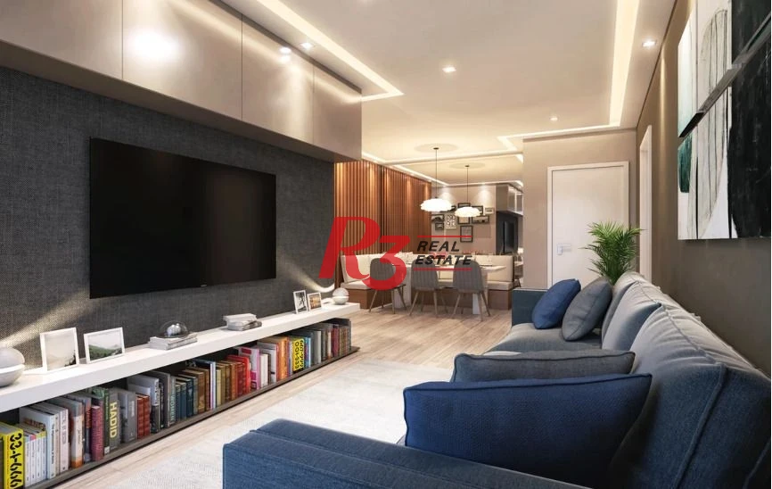 Apartamento à venda, 112 m² por R$ 1.400.000,00 - Canto do Forte - Praia Grande/SP