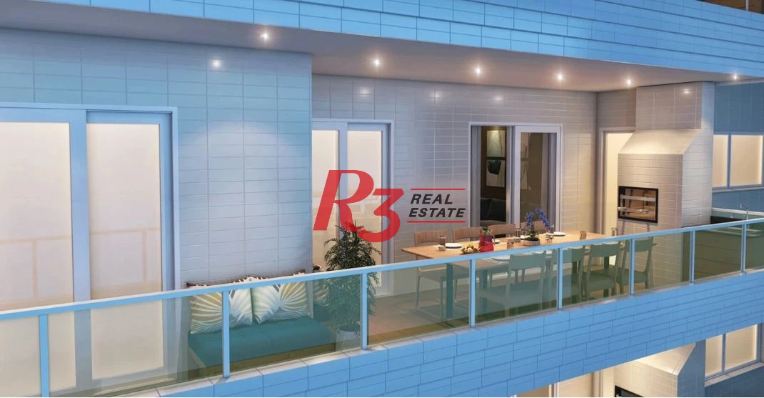 Apartamento à venda, 112 m² por R$ 1.400.000,00 - Canto do Forte - Praia Grande/SP