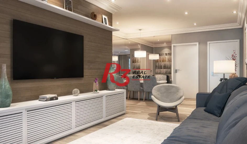 Apartamento à venda, 112 m² por R$ 1.400.000,00 - Canto do Forte - Praia Grande/SP