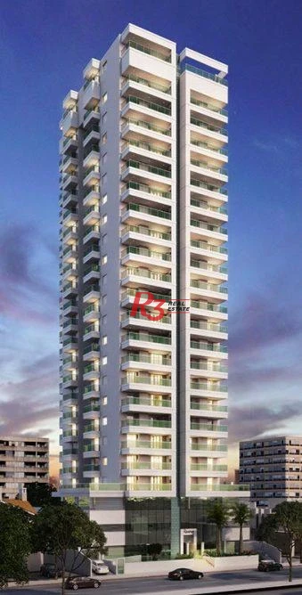 Apartamento com 3 dormitórios à venda, 170 m² por R$ 2.490.000,00 - Boqueirão - Santos/SP