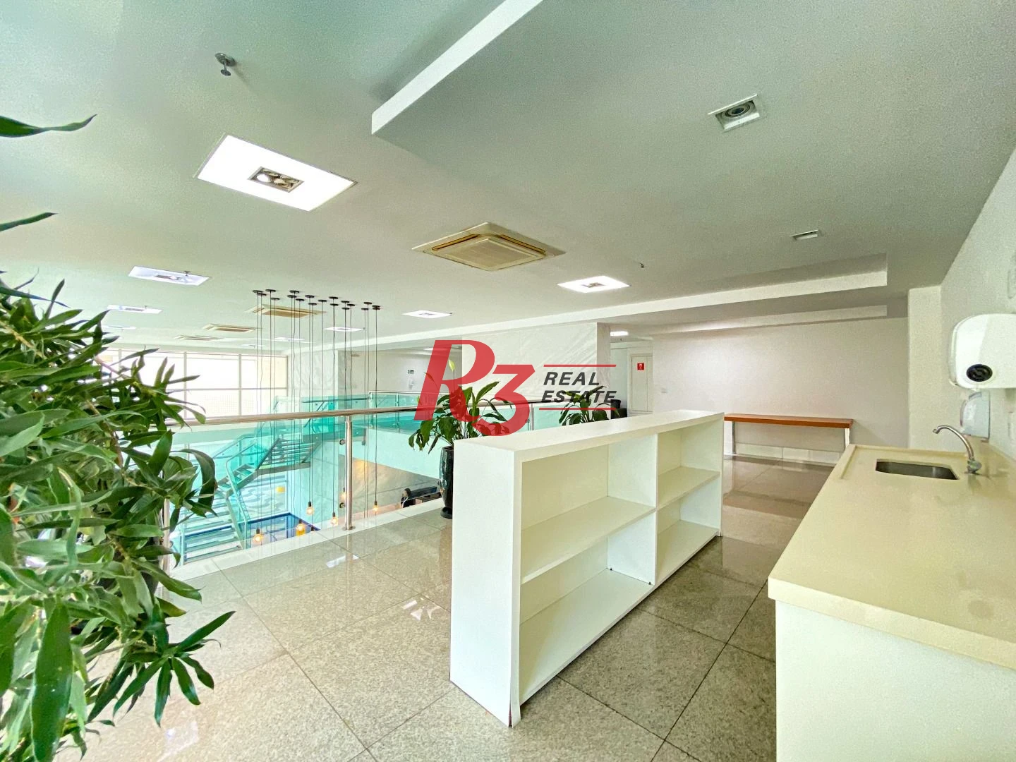 Andar Corporativo para alugar, 1000 m² por R$ 50.000,00/mês - Gonzaga - Santos/SP