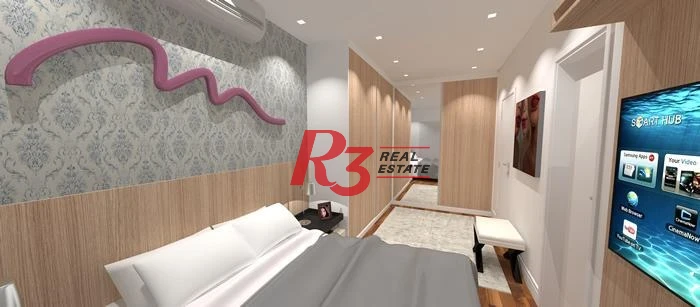 Cobertura com 2 dormitórios à venda, 109 m² por R$ 945.000,00 - Marapé - Santos/SP