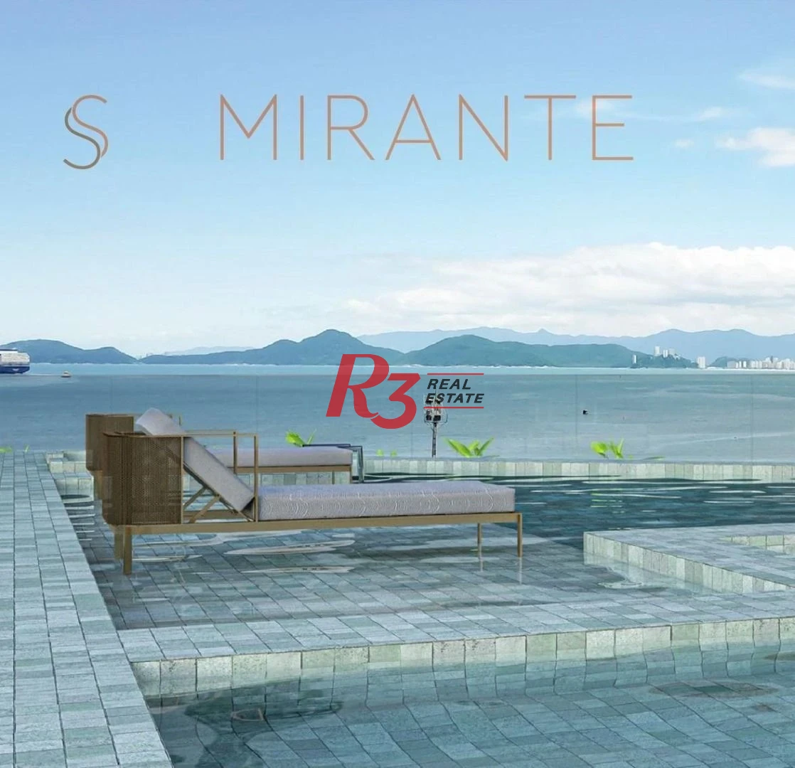 Apartamento com 4 suítes à venda, 501 m² por R$ 15.990.000 - Ponta da Praia - Santos/SP