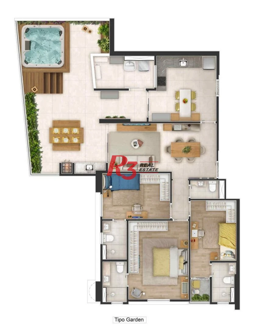 Apartamento à venda, 108 m² por R$ 1.587.000,00 - José Menino - Santos/SP