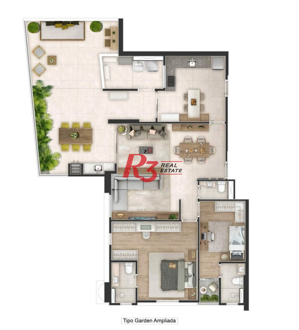 Apartamento à venda, 108 m² por R$ 1.587.000,00 - José Menino - Santos/SP
