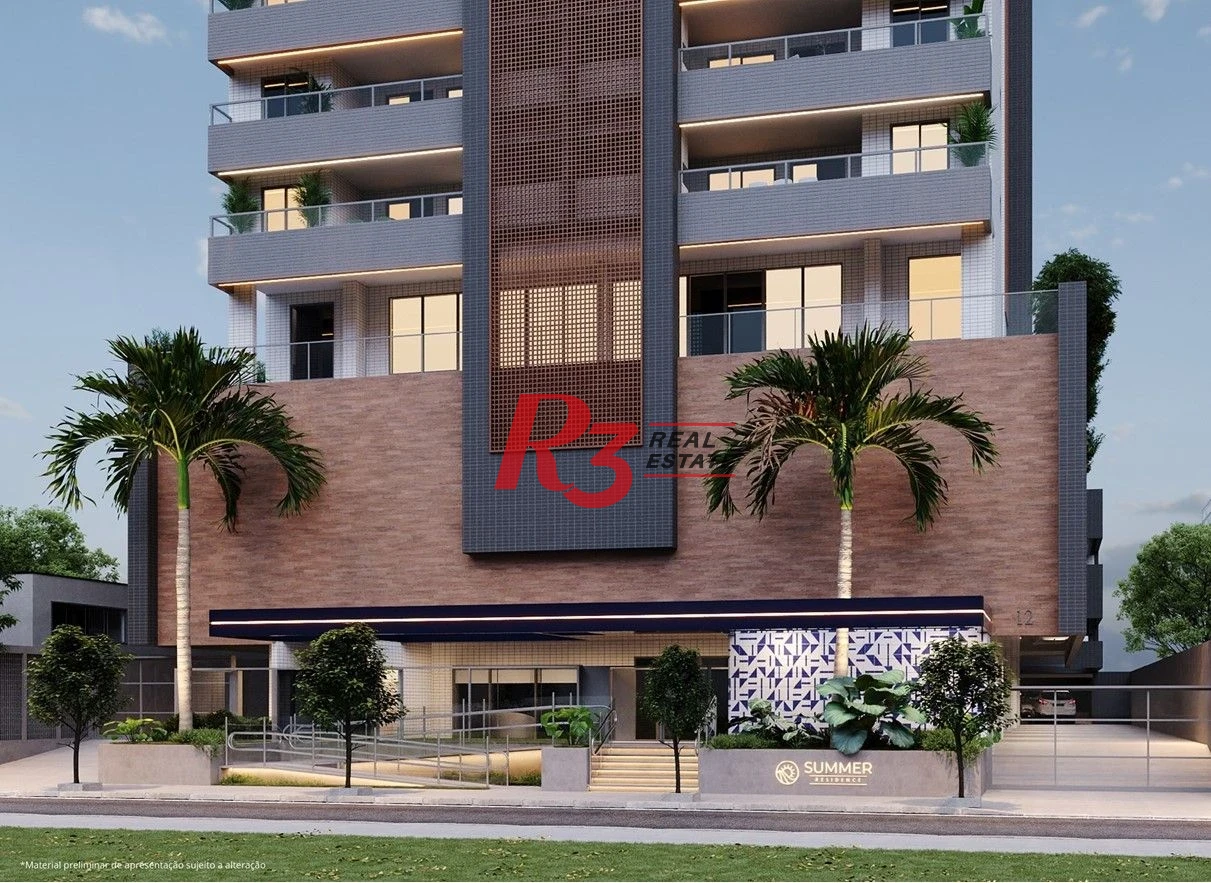 Apartamento com 3 dormitórios à venda, 89 m² por R$ 1.220.000,00 - Marapé - Santos/SP