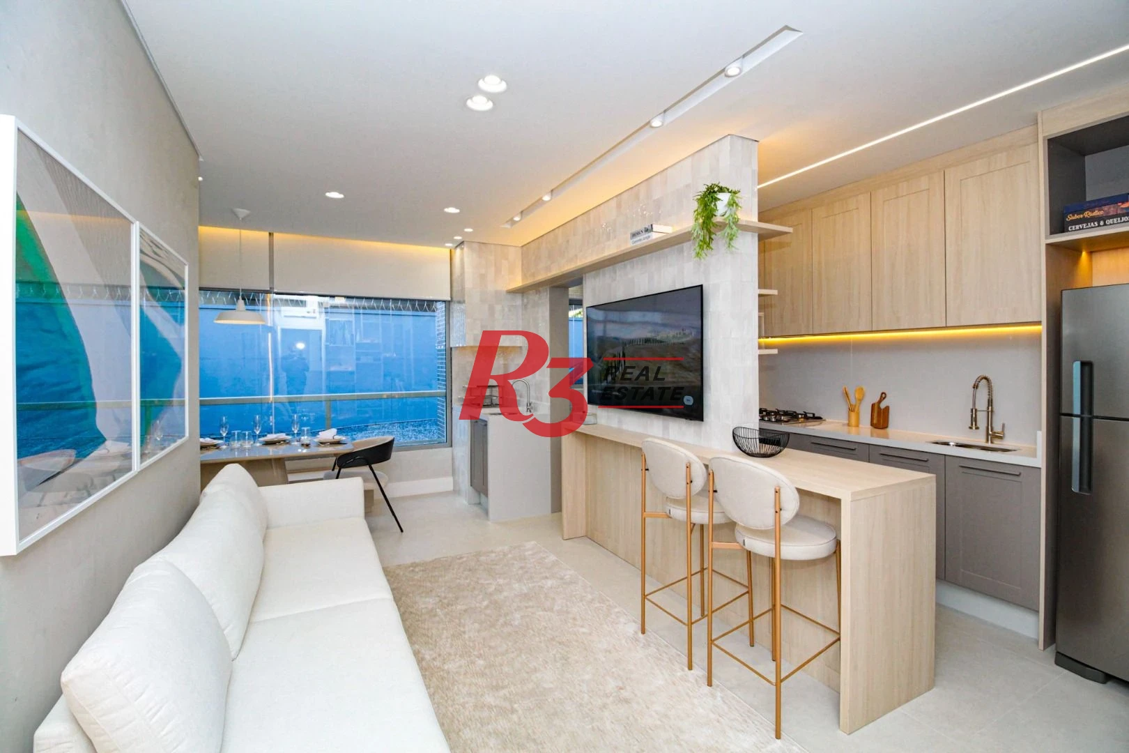 Apartamento com 3 dormitórios à venda, 89 m² por R$ 1.220.000,00 - Marapé - Santos/SP