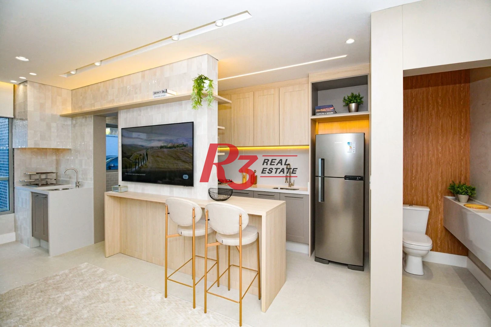 Apartamento com 3 dormitórios à venda, 89 m² por R$ 1.220.000,00 - Marapé - Santos/SP