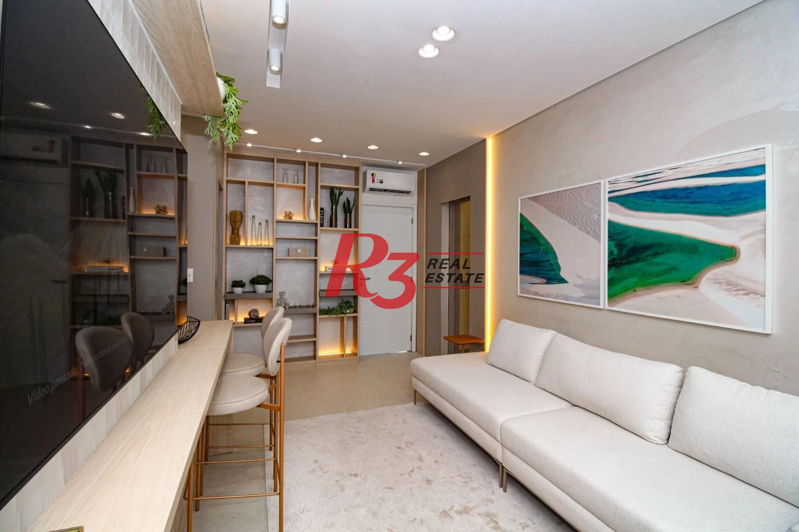 Apartamento com 3 dormitórios à venda, 89 m² por R$ 1.220.000,00 - Marapé - Santos/SP