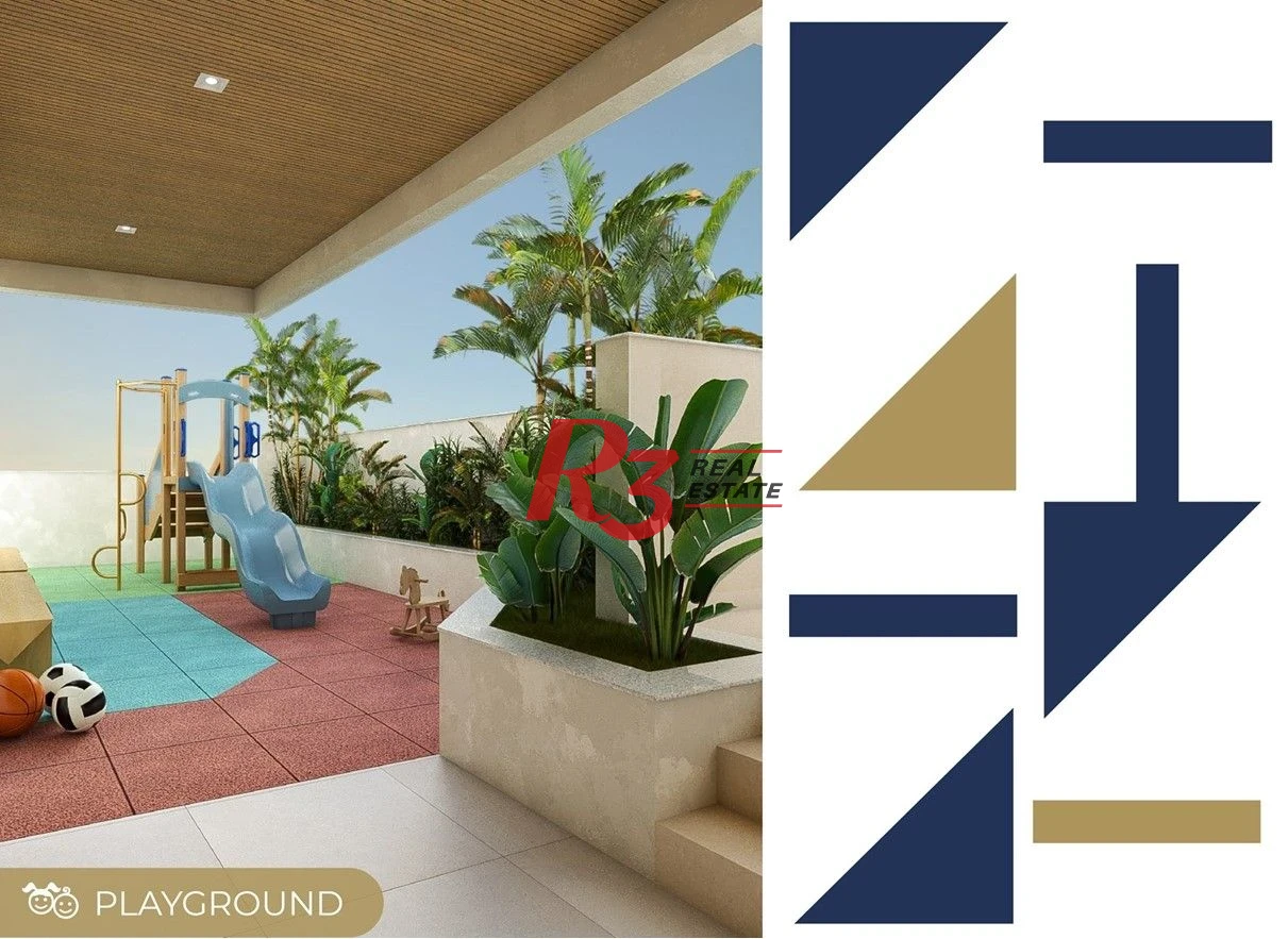 Apartamento com 3 dormitórios à venda, 89 m² por R$ 1.220.000,00 - Marapé - Santos/SP