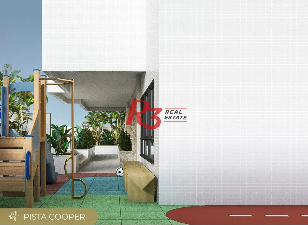 Apartamento com 3 dormitórios à venda, 89 m² por R$ 1.220.000,00 - Marapé - Santos/SP