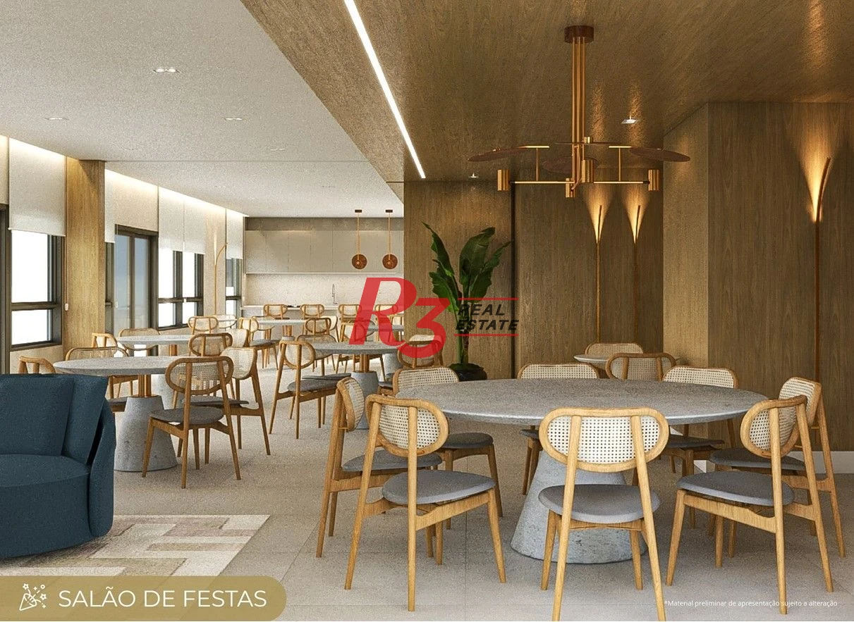 Apartamento com 3 dormitórios à venda, 89 m² por R$ 1.220.000,00 - Marapé - Santos/SP