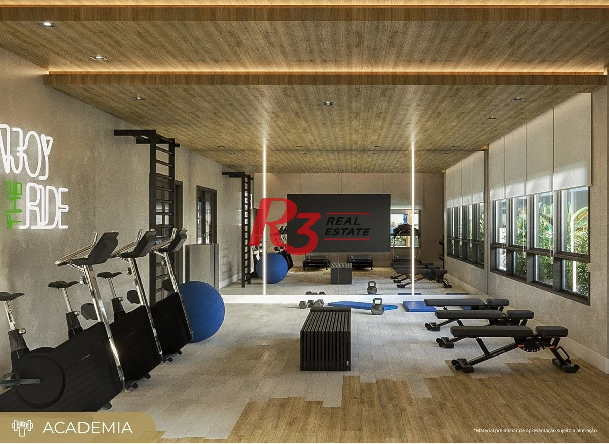 Apartamento com 3 dormitórios à venda, 89 m² por R$ 1.220.000,00 - Marapé - Santos/SP