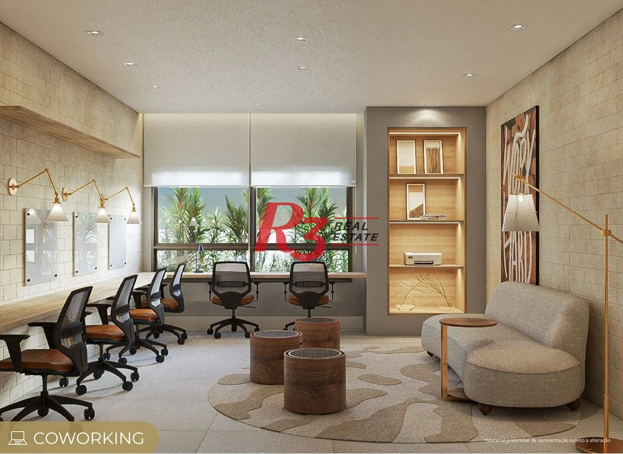 Apartamento com 3 dormitórios à venda, 89 m² por R$ 1.220.000,00 - Marapé - Santos/SP