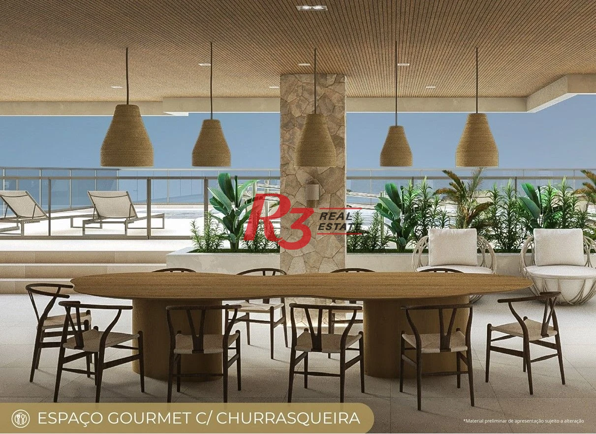 Apartamento com 3 dormitórios à venda, 89 m² por R$ 1.220.000,00 - Marapé - Santos/SP