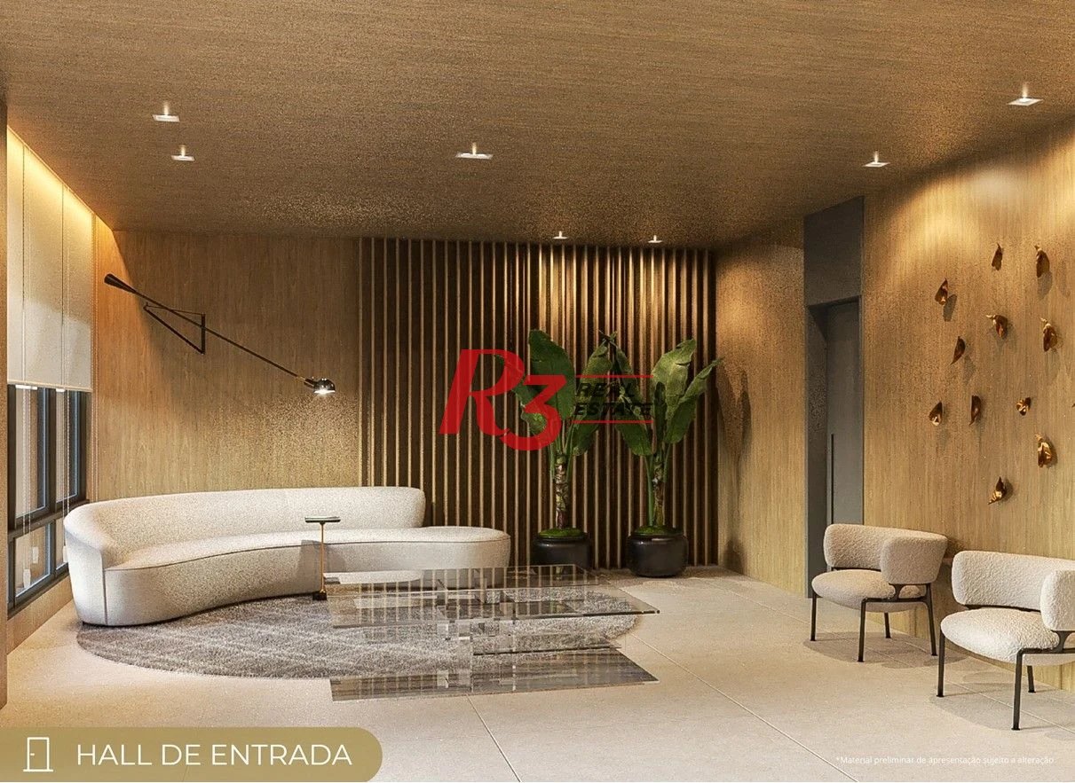 Apartamento com 3 dormitórios à venda, 89 m² por R$ 1.220.000,00 - Marapé - Santos/SP