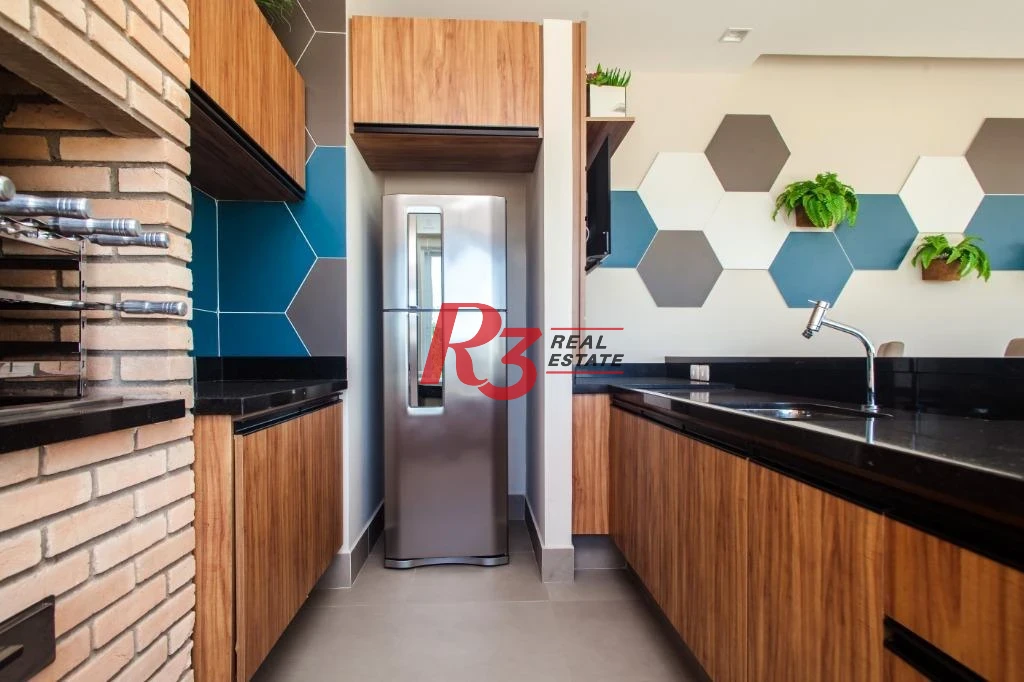 Apartamento com 1 dormitório, 68 m² - venda por R$ 1.300.000,00 ou aluguel por R$ 9.230,00/mês - Aparecida - Santos/SP
