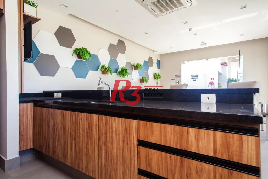 Apartamento com 1 dormitório, 68 m² - venda por R$ 1.300.000,00 ou aluguel por R$ 9.230,00/mês - Aparecida - Santos/SP