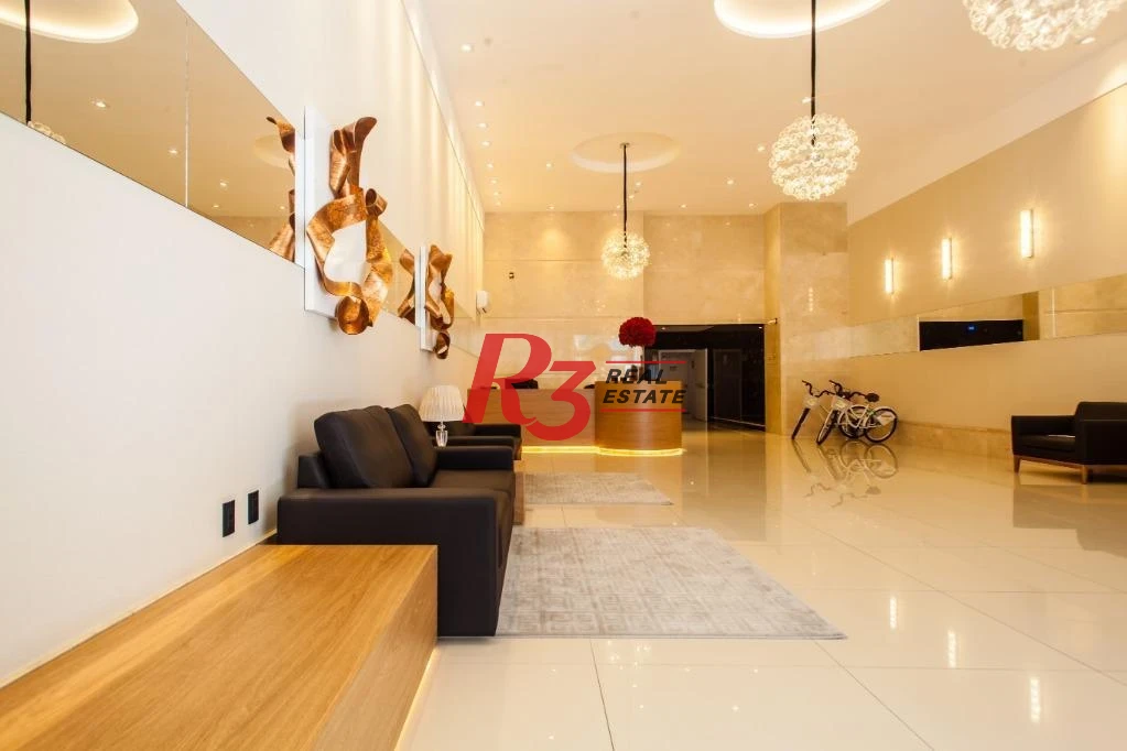 Apartamento com 1 dormitório, 68 m² - venda por R$ 1.300.000,00 ou aluguel por R$ 9.230,00/mês - Aparecida - Santos/SP
