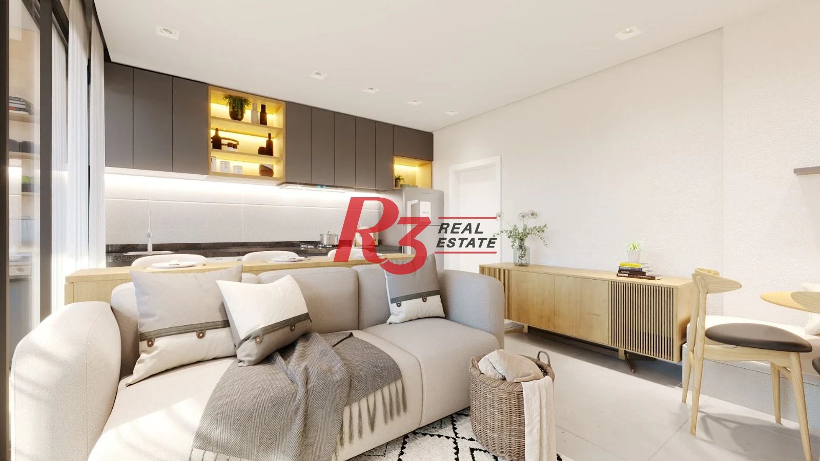 Apartamento com 2 dormitórios, 65 m² - venda por R$ 1.200.000,00 ou aluguel por R$ 7.983,00/mês - Ponta da Praia - Santos/SP