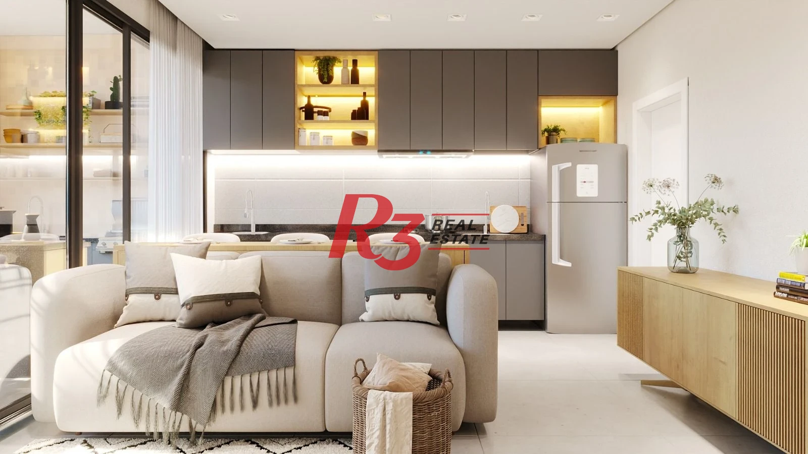 Apartamento com 2 dormitórios, 65 m² - venda por R$ 1.200.000,00 ou aluguel por R$ 7.983,00/mês - Ponta da Praia - Santos/SP
