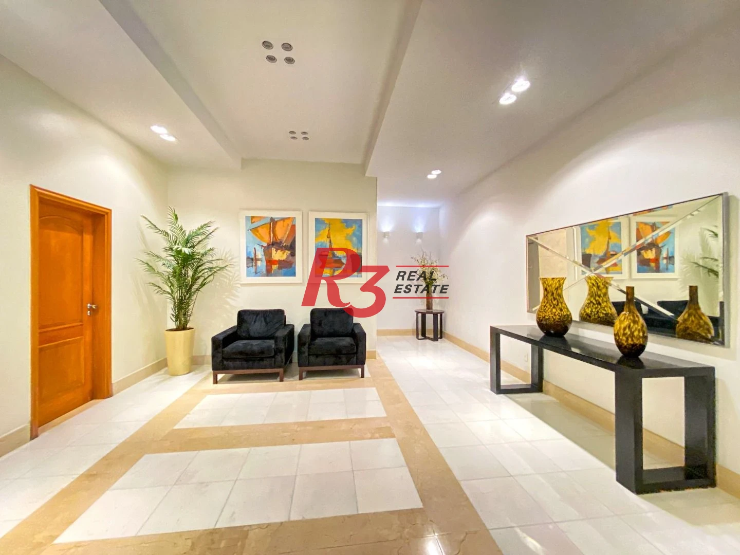 Apartamento com 3 dormitórios à venda, 232 m² por R$ 3.800.000,00 - Embaré - Santos/SP