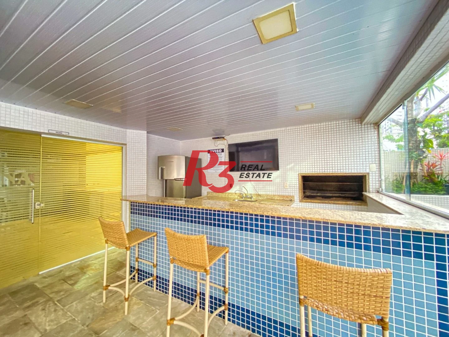 Apartamento com 3 dormitórios à venda, 232 m² por R$ 3.800.000,00 - Embaré - Santos/SP