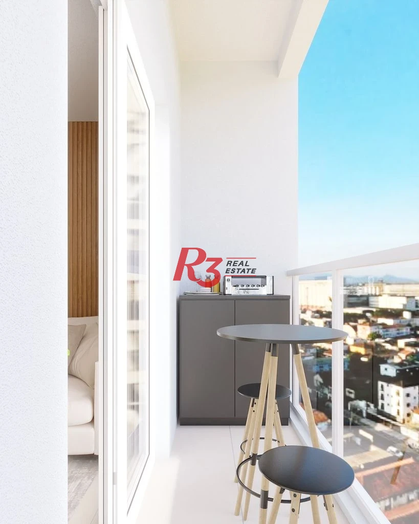 Apartamento com 2 dormitórios à venda, 67 m² por R$ 593608 - Macuco - Santos/SP