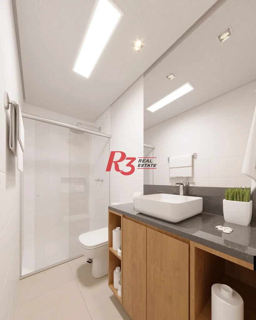 Apartamento com 2 dormitórios à venda, 67 m² por R$ 593608 - Macuco - Santos/SP