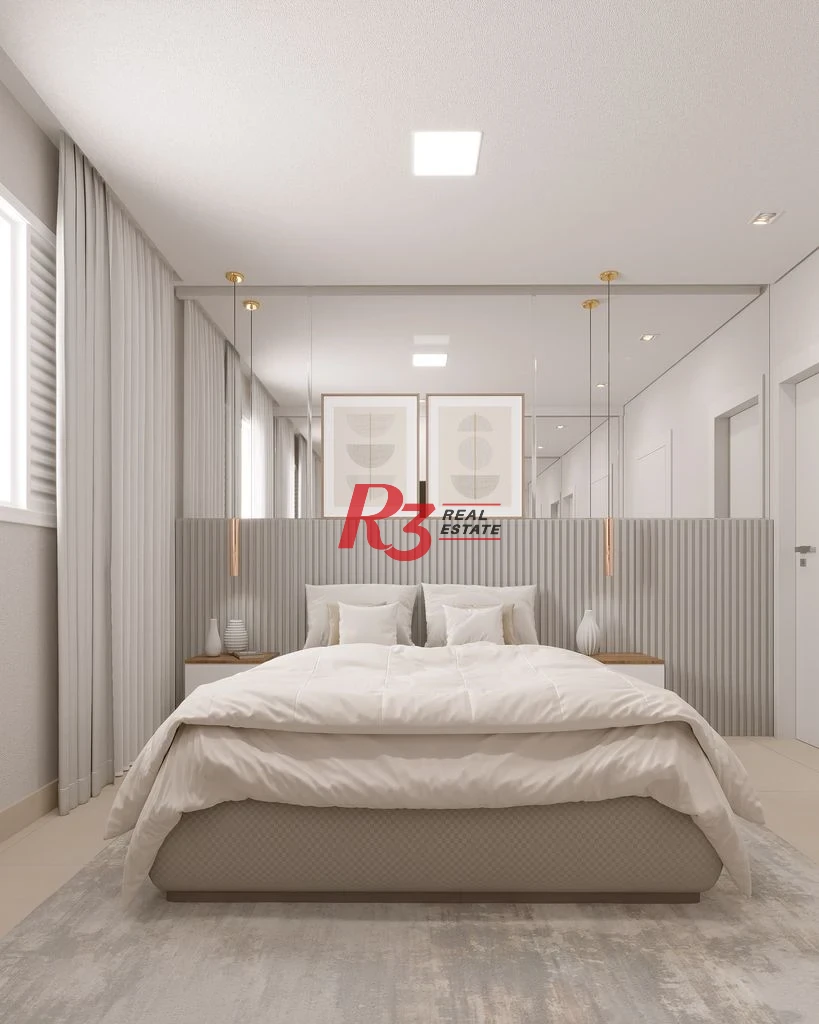 Apartamento com 2 dormitórios à venda, 67 m² por R$ 593608 - Macuco - Santos/SP