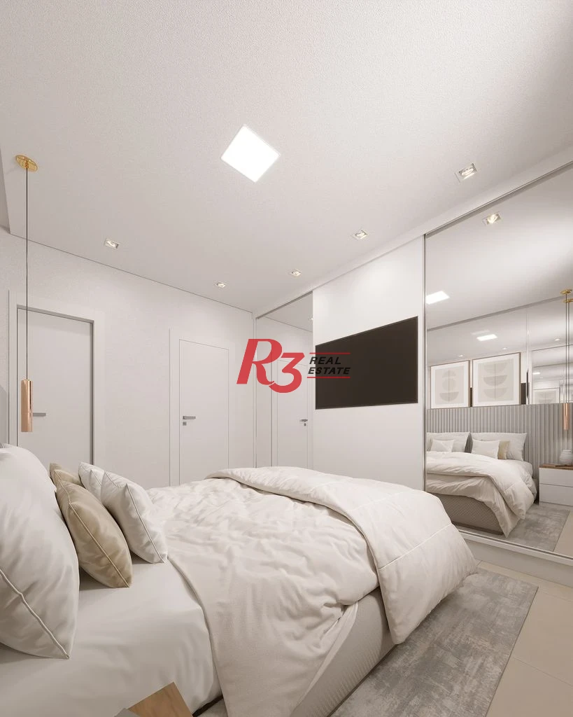 Apartamento com 2 dormitórios à venda, 67 m² por R$ 593608 - Macuco - Santos/SP