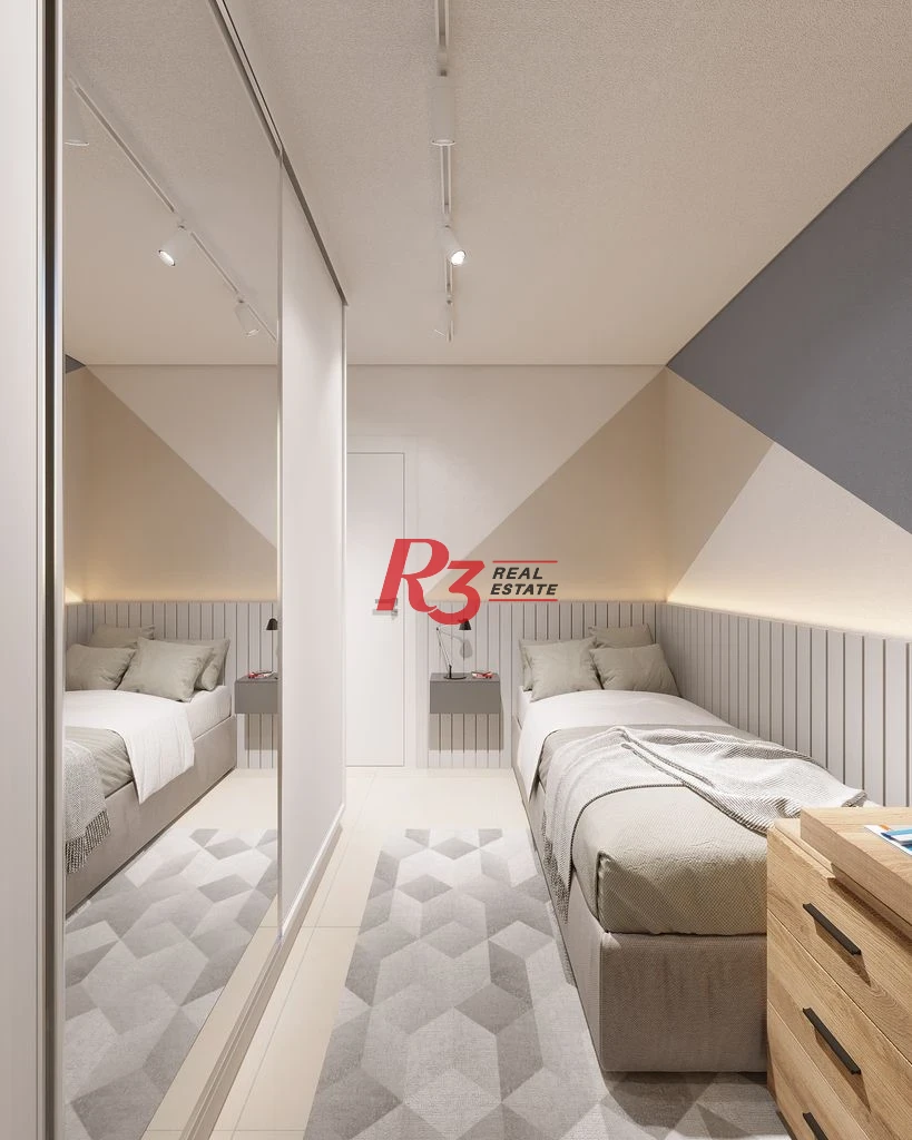 Apartamento com 2 dormitórios à venda, 67 m² por R$ 593608 - Macuco - Santos/SP