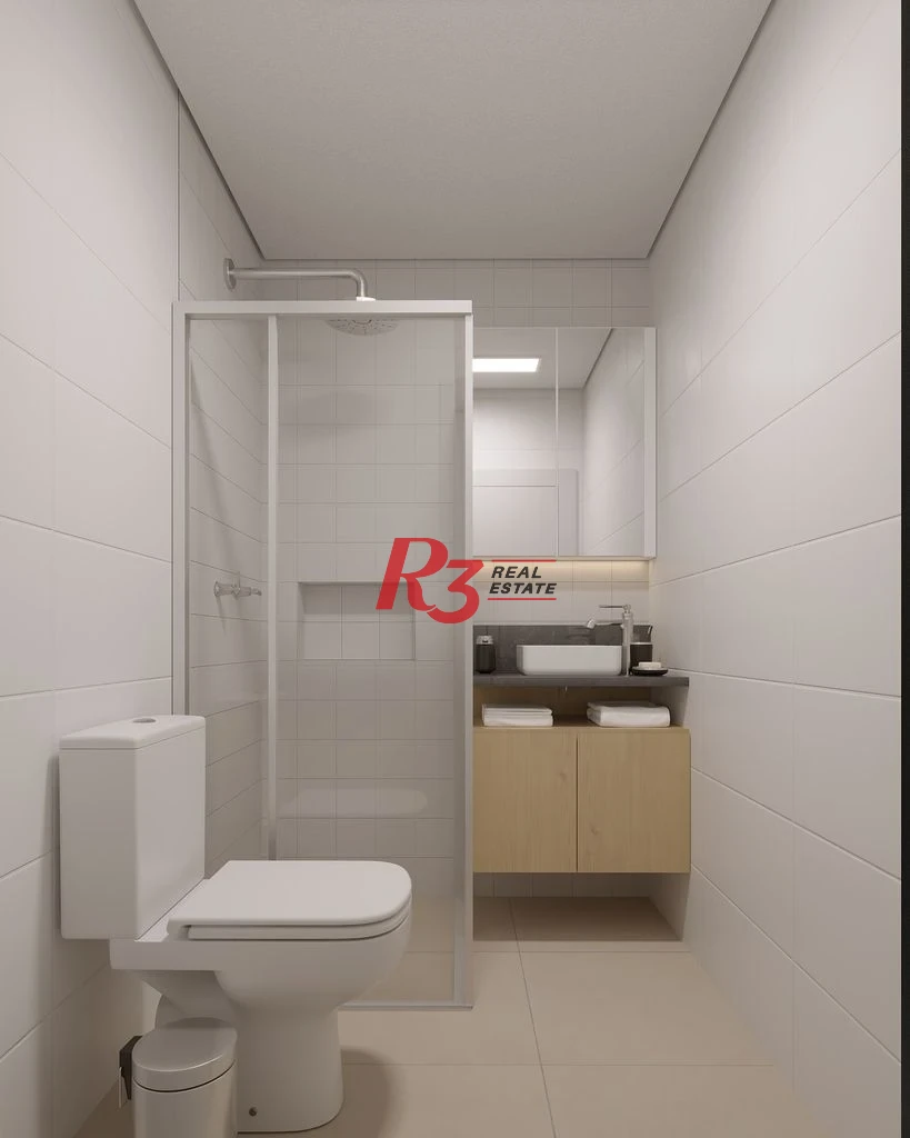 Apartamento com 2 dormitórios à venda, 67 m² por R$ 593608 - Macuco - Santos/SP