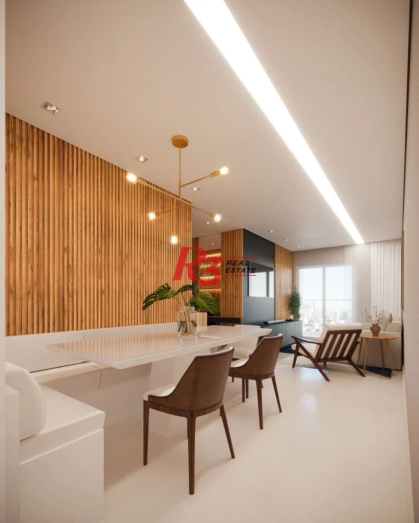 Apartamento com 2 dormitórios à venda, 67 m² por R$ 593608 - Macuco - Santos/SP