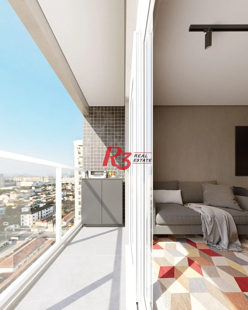 Apartamento com 2 dormitórios à venda, 67 m² por R$ 593608 - Macuco - Santos/SP