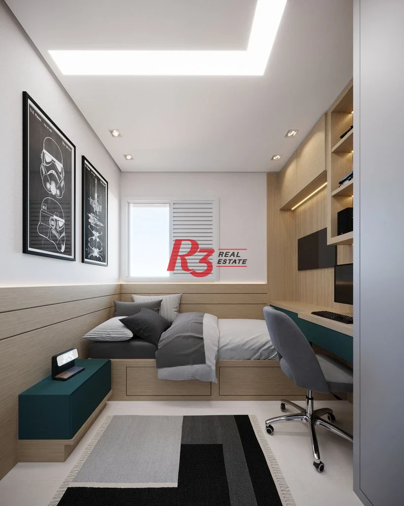 Apartamento com 2 dormitórios à venda, 67 m² por R$ 593608 - Macuco - Santos/SP