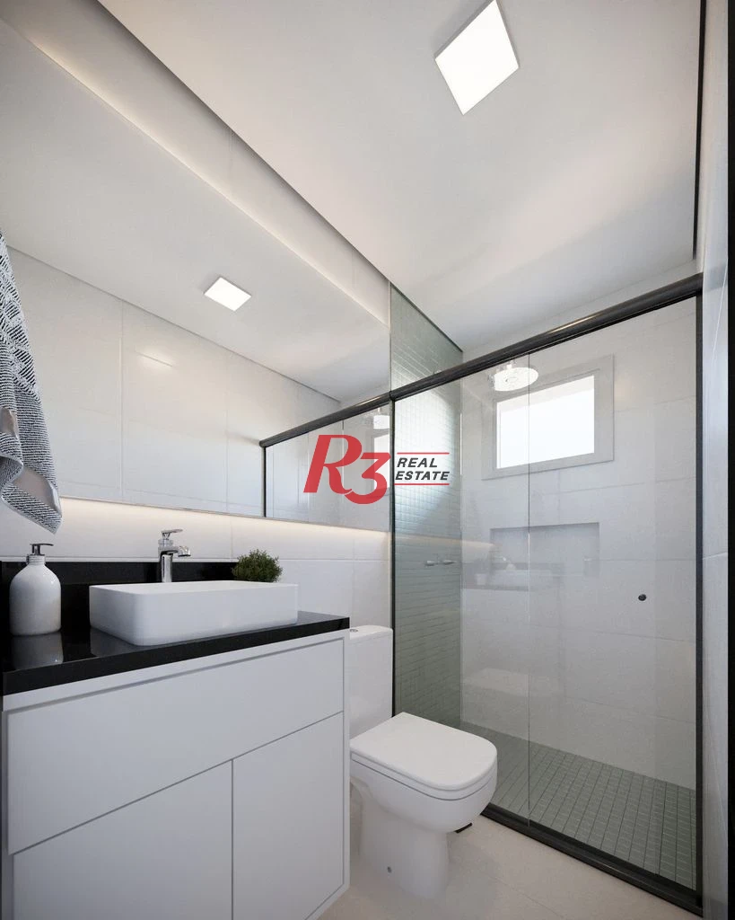 Apartamento com 2 dormitórios à venda, 67 m² por R$ 593608 - Macuco - Santos/SP