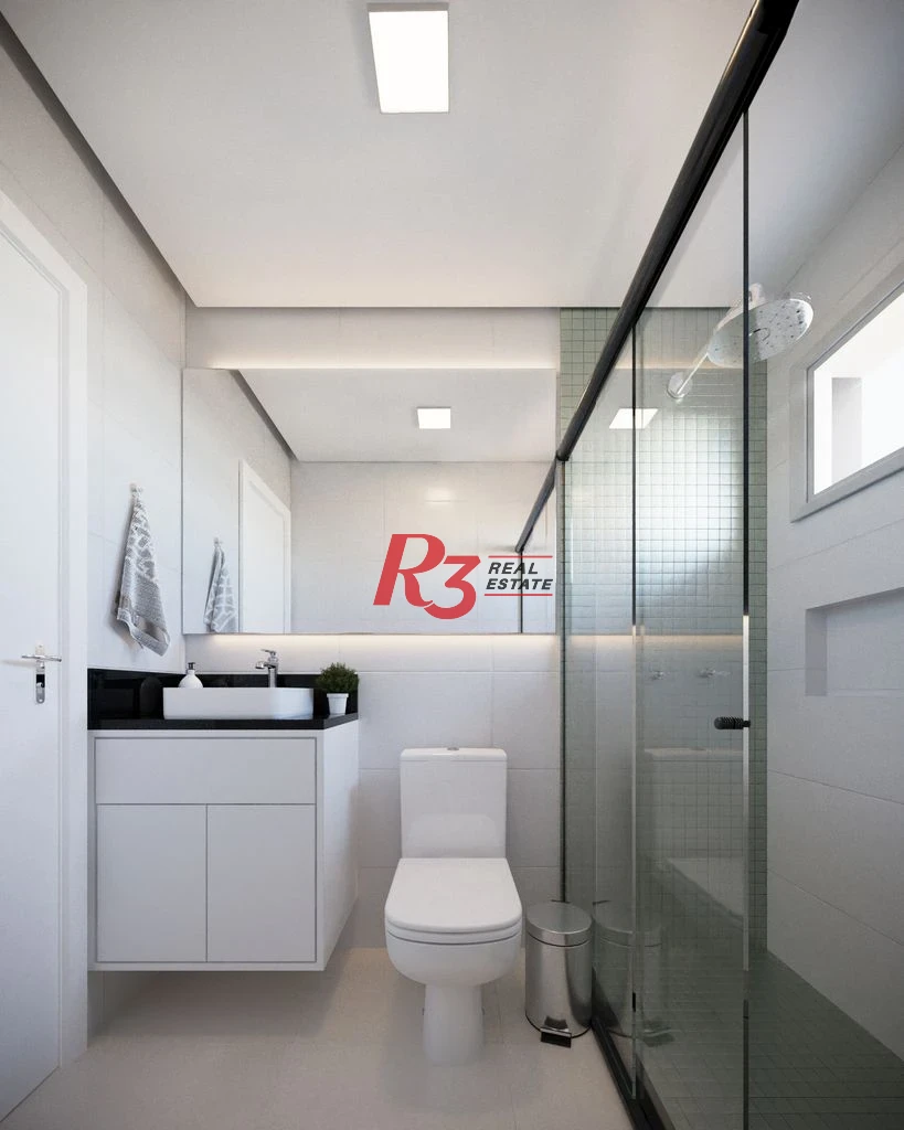 Apartamento com 2 dormitórios à venda, 67 m² por R$ 593608 - Macuco - Santos/SP