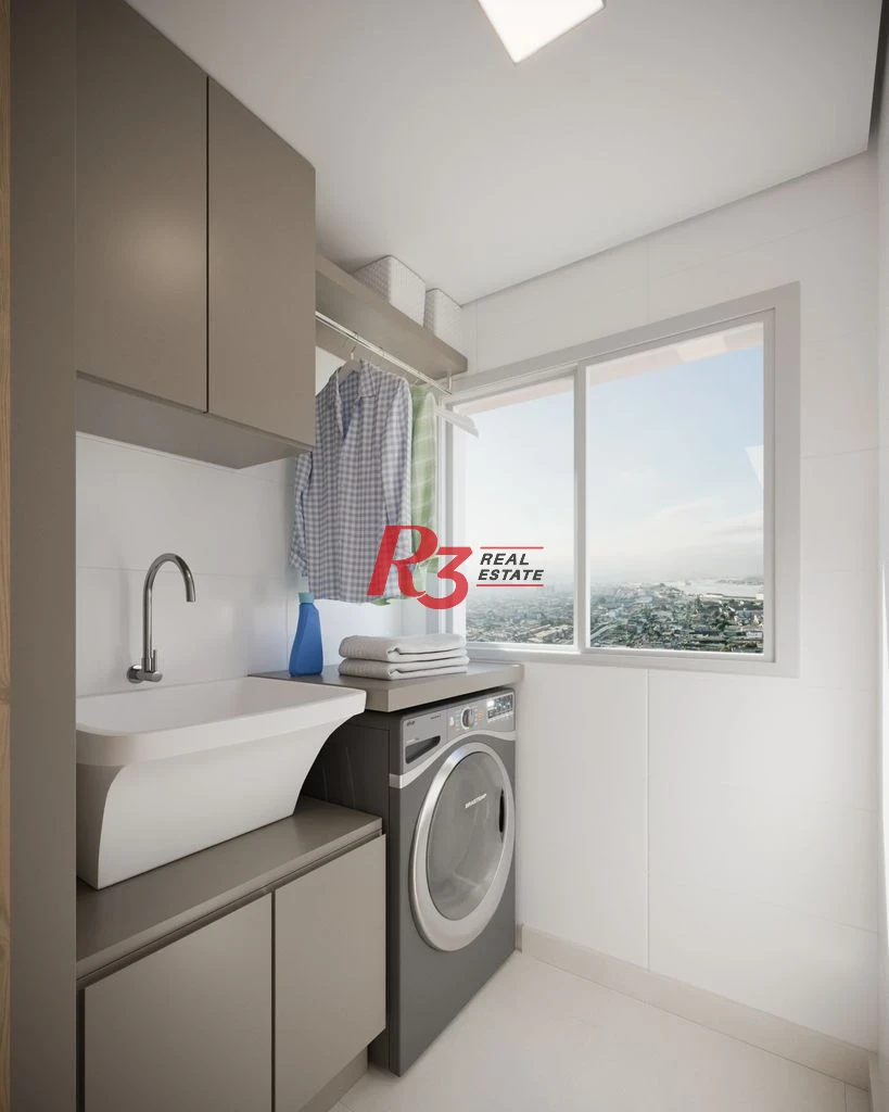 Apartamento com 2 dormitórios à venda, 67 m² por R$ 593608 - Macuco - Santos/SP