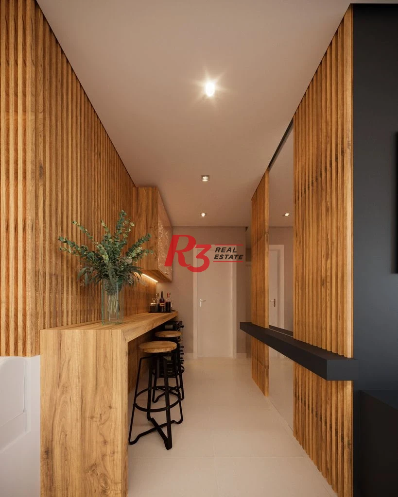 Apartamento com 2 dormitórios à venda, 67 m² por R$ 593608 - Macuco - Santos/SP