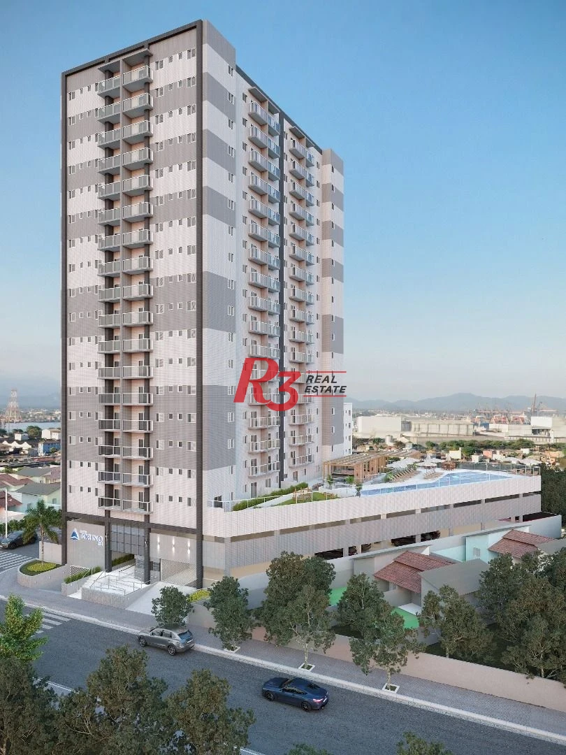 Apartamento com 2 dormitórios à venda, 67 m² por R$ 593608 - Macuco - Santos/SP
