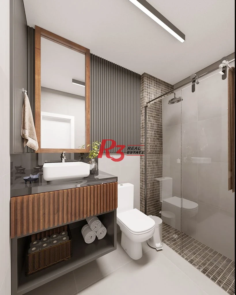 Apartamento com 2 dormitórios à venda, 67 m² por R$ 593608 - Macuco - Santos/SP