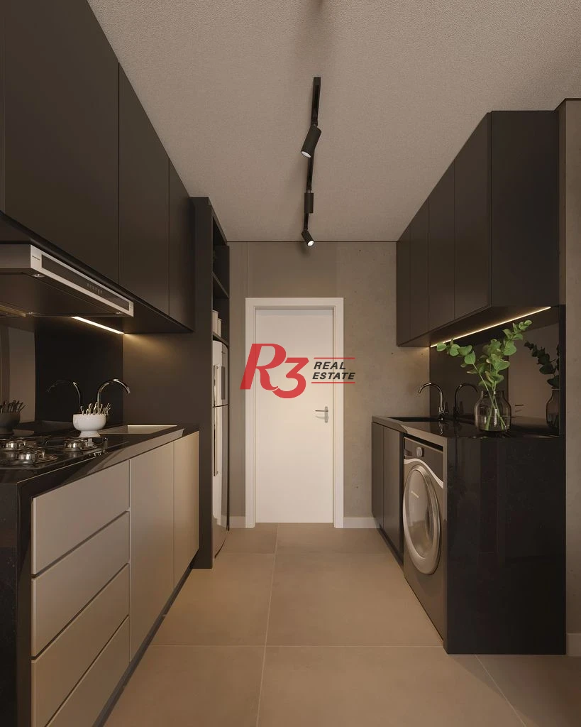 Apartamento com 2 dormitórios à venda, 67 m² por R$ 593608 - Macuco - Santos/SP
