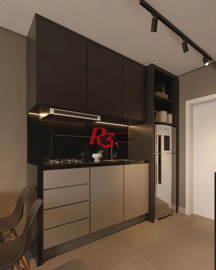 Apartamento com 2 dormitórios à venda, 67 m² por R$ 593608 - Macuco - Santos/SP